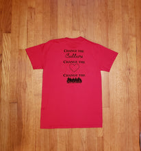 Load image into Gallery viewer, Culture Change T-shirt red