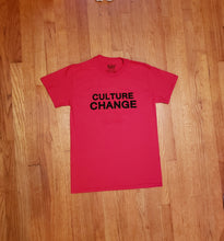 Load image into Gallery viewer, Culture Change T-shirt red